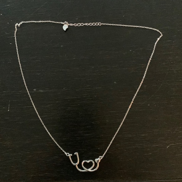 Jewelry - Heart stethoscope necklace